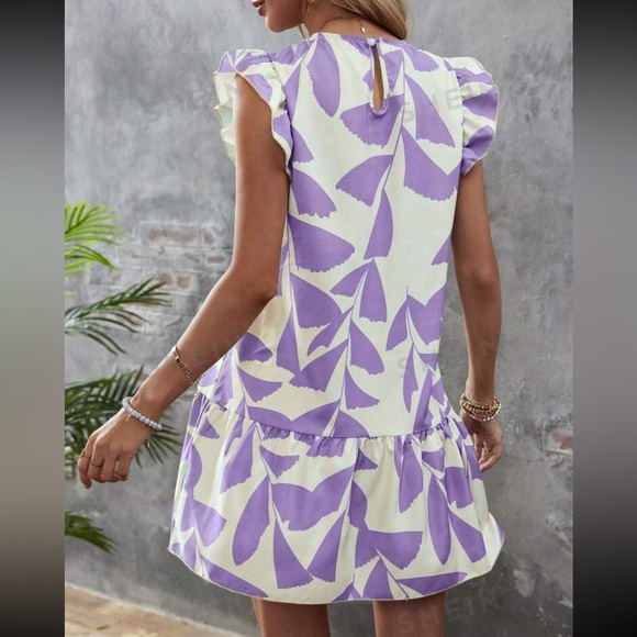 Free-spirited boho, Ruffle Hem Midi Dress🤍 - Picture 2 of 4